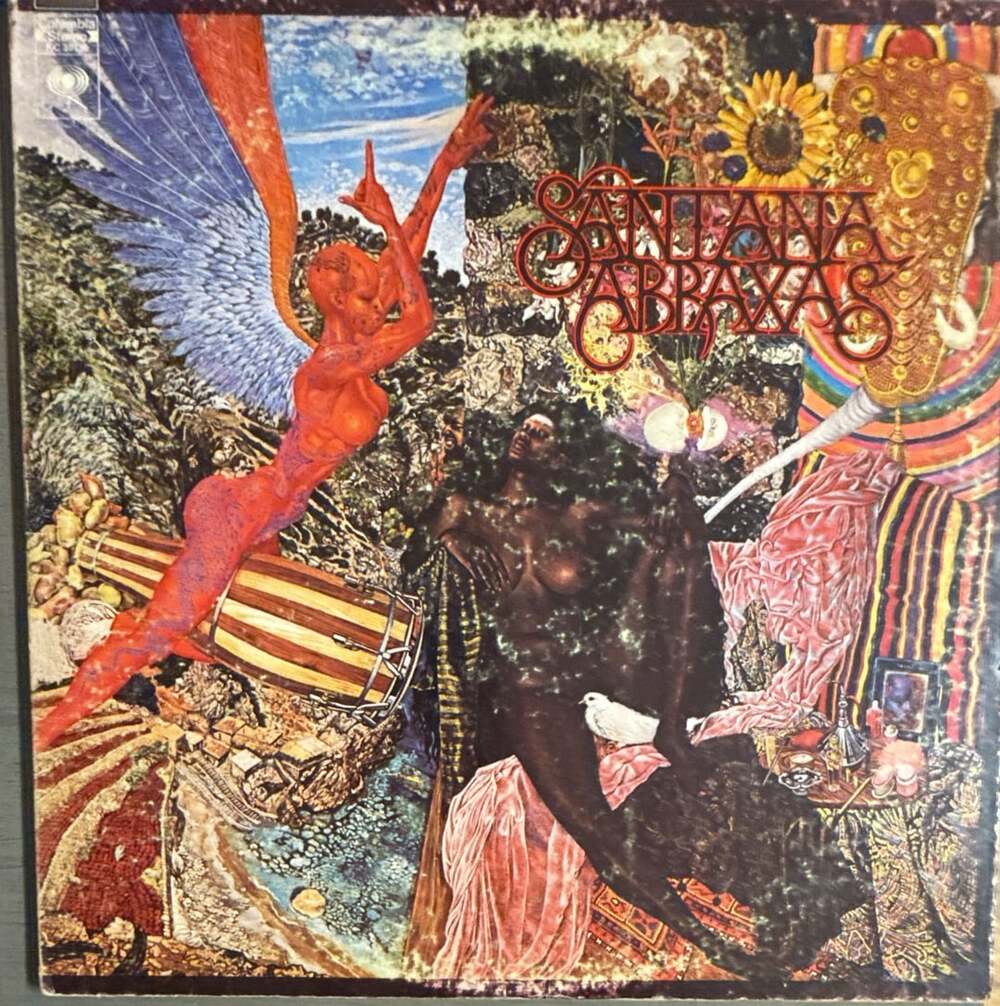 VG+/VG: Santana Abraxas Vinyl LP Album Gatefold Columbia Records